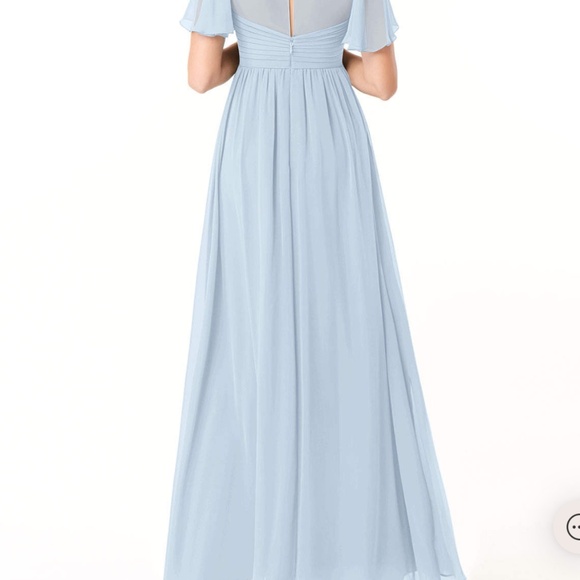 Light Blue Bridesmaid Dress (Bump-friendly) - Picture 2 of 7
